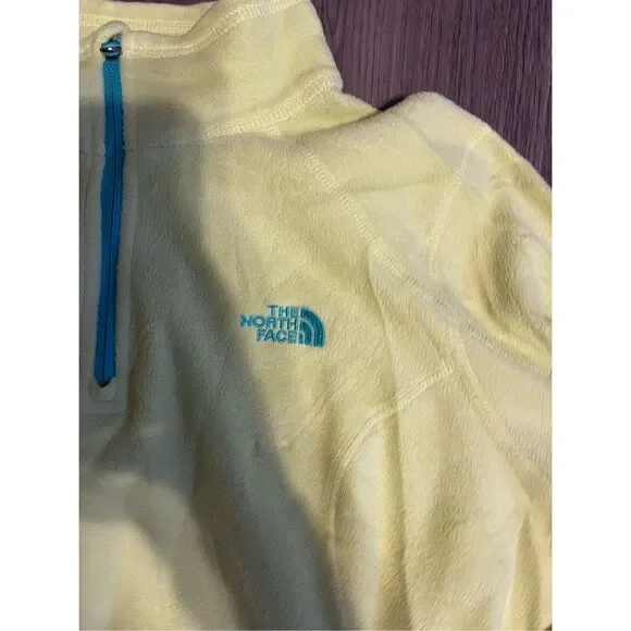 The North Face Yellow Fleece Jacket - Picture 2 of 4